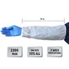 Sirius Protective Products PE Sleeves, Protective Arm Covers/Sleeves, White, 2000PK PE2PS2-18